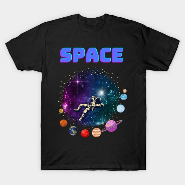 Space Design T-Shirt by TASKARAINK